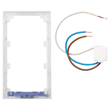 Elko Plus Ramme med Blått Lys 2-Hull
