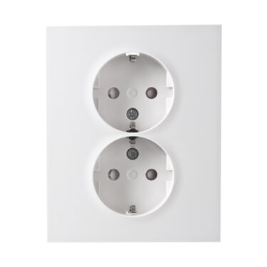 Elko Plus Dobbel Stikkontakt Innfelt Jord PH