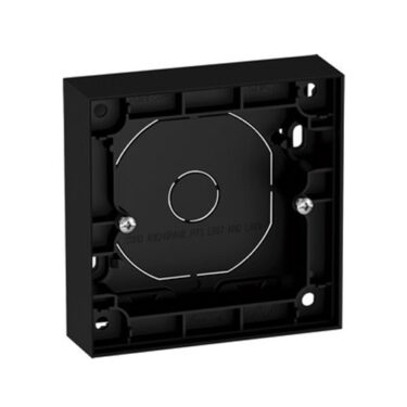 Elko Plus 1-Hull 25mm Påveggskappe Sort