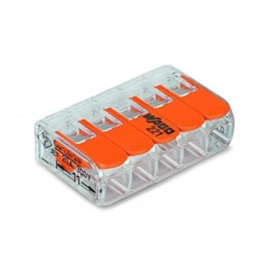 WAGO Koblingsklemme 5-Leder 221-415 25STK