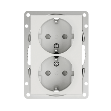 Elko Plus Option Dobbel Stikkontakt PH