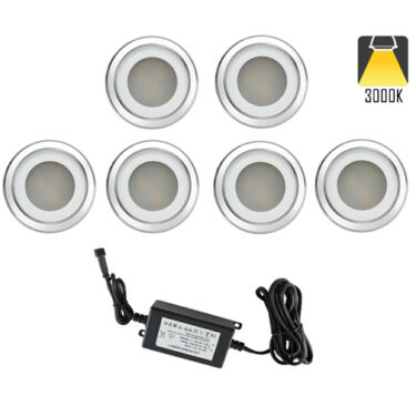 NP Terrassebelysning A2 6x0.8W Varmhvit IP67