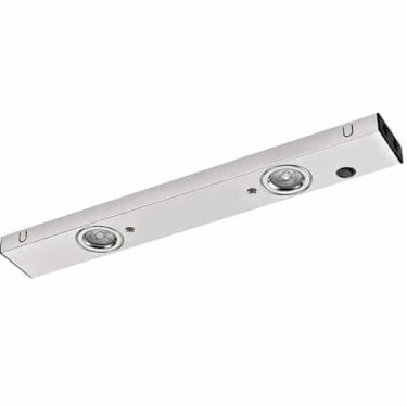 R-line Pluto Benkarmatur Børstet Stål 2x4W WarmDim