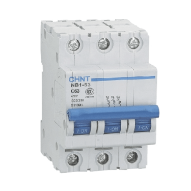 Chint Automatsikring 3P 63A C-Kar 10KA