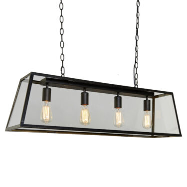 Dovre Takpendel 68 230V 4x E27 Sort