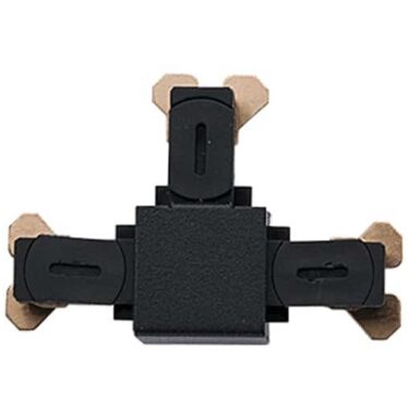 SG Zip 230V Sort T-Skjøt for 3 skinner