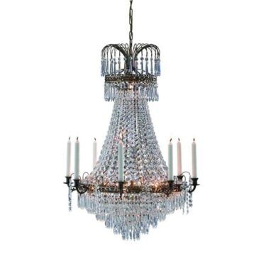 Läckö Taklampe 9 Lys Antikk