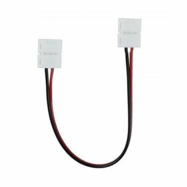 Skjøtekabel 30cm Enkeltfarget LED Strips 8mm dobbel 2-Pin tilkoblingsklemme