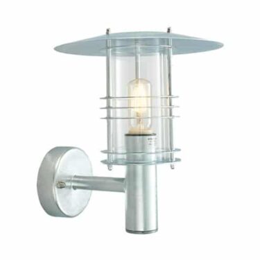 Stockholm Vegglampe 280 Galvanisert Stål