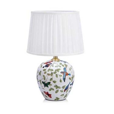 Mansion Bordlampe 48cm Mønstret/Hvit