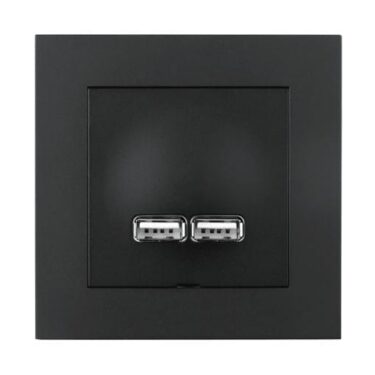 Elko Plus USB lader 2.1A I Sort