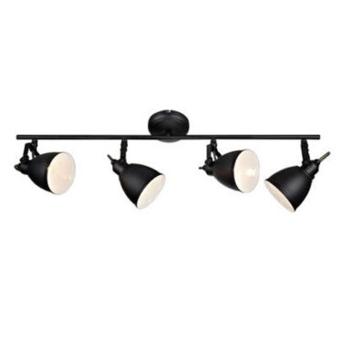 Fjällbacka Taklampe 4L Matt Sort