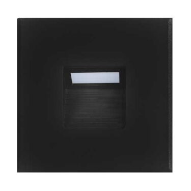 Gisela LED Vegg/Trapp Armatur 4W Dimbar IP54 Sort