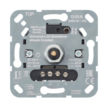 GIRA Dimmer System 3000 Trykk/Vri Komfort