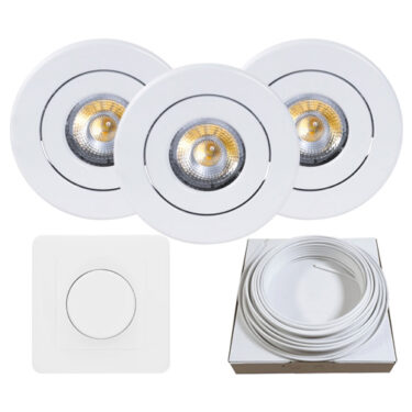 downlight nova led nordic hvit