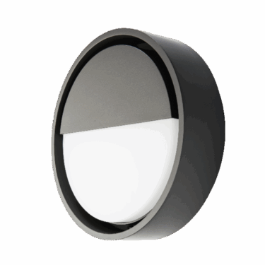 SG Frame Round Vegglampe Grafitt 7W 3000K Dimbar