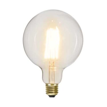 MS Edison Globe Klar 95mm LED E27 4W Dimbar