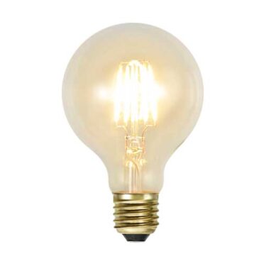 Dekorasjon Globe 80mm Soft Glow E27 1,3W 2100K 140lm Dimbar