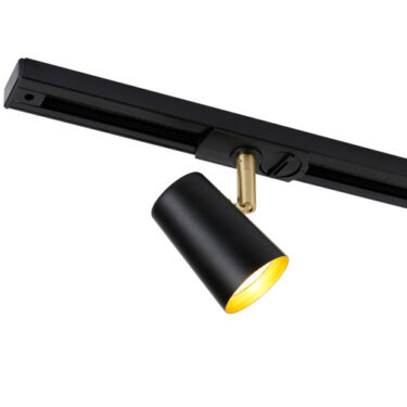 MS Trackline Conic Enkel Spot for skinne Sort/Gull