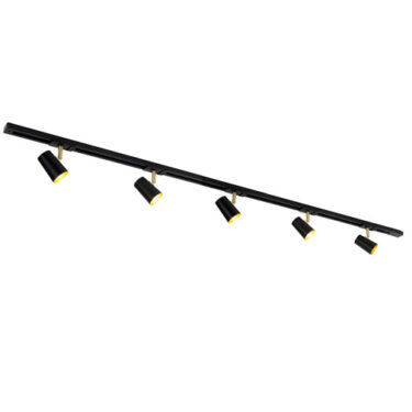 Trackline Conic Spotskinne 1,5 meter Sort/Gull