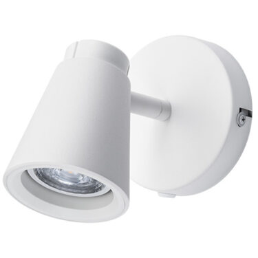 SG Veggarmatur Zoom Round Matt Hvit DimToWarm 6W