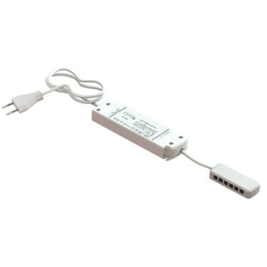 LED Driver 12Vdc 240V 6-36W Dimbar m/Forgrener for 12 Stk ID-LED Spot