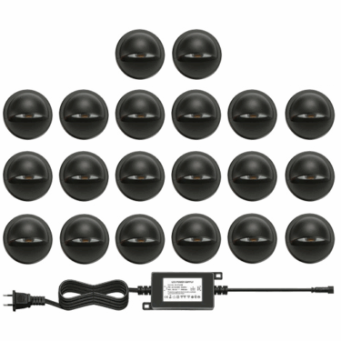 NP Terrassebelysning RGBW IP65 B5 30x0.4W Sort