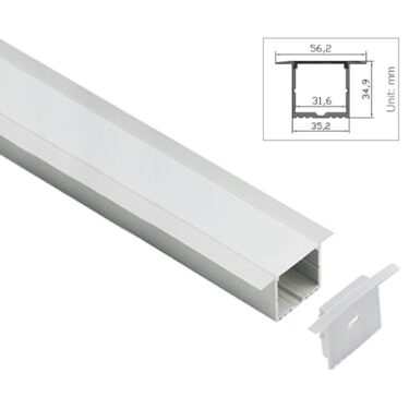 Leandro Aluprofil 31mm Stripe 2m I/U