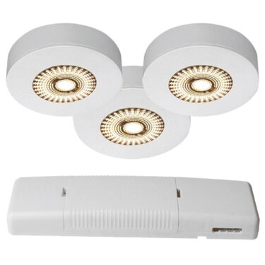 NP Juno WarmDim 4W LED Matt Hvit Komplett 3-Pk
