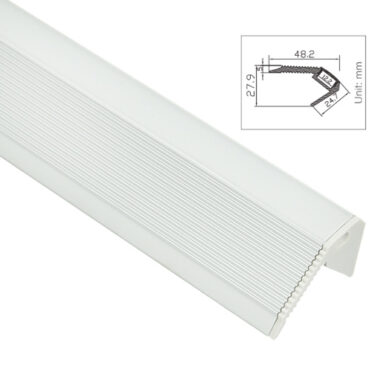 Aluprofil Trappenese 12 Utenpåliggende 1M