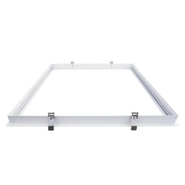 Hvit Ramme Innfelt for LED Panel 60cm med Hurtig Montering