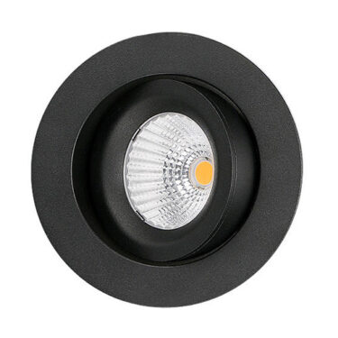 Nordic Star IsoSafe LED Downlight 3000K 9W IP54 Matt Sort