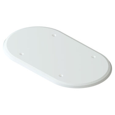 R-Line Vegglokk 2-Hull Hvit