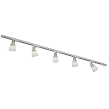 MS Trackline Vetro Spotskinne 1,5 meter m/5 Spotter Hvit