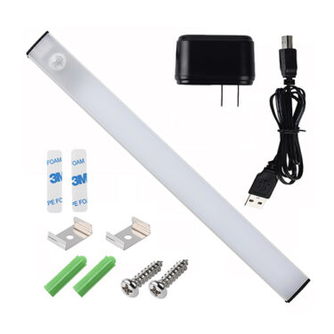 12V LED Lyslist med Sensor Sølv