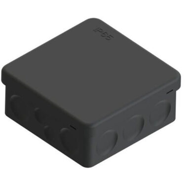 R-Line Koblingsboks IP65 M/Str.Avl. Sort