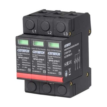 Overspenningsvern 3P type 2 pluggbar 275V