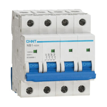 Chint Automatsikring 4P 63A D-Kar 10KA