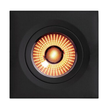 Gyro Frame WarmDim Downlight 9W Firkant Matt Sort
