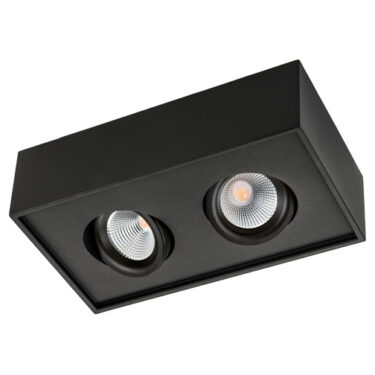 SG Cube Lux 2X7W 1080lm 2700K Sort