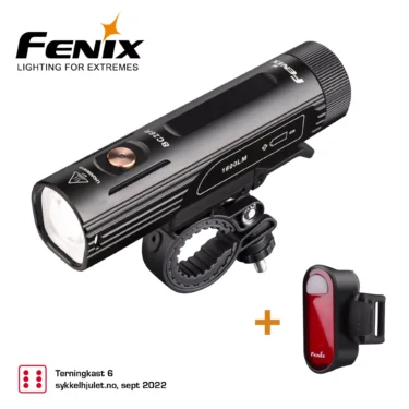 Fenix Sykkellykt BC26R og Baklykt BC05R V2.0 Lyktepakke