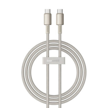 Baseus Kabel USB-C til USB-C Tungsten Gold 100w 1m