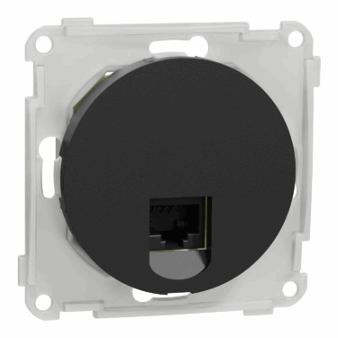 Elko One modularuttak 1×8 kat 6 UTP LSA Sort