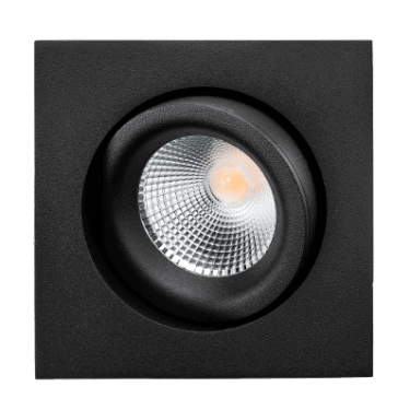 SG Junistar Lux Square 7W 2700K Sort