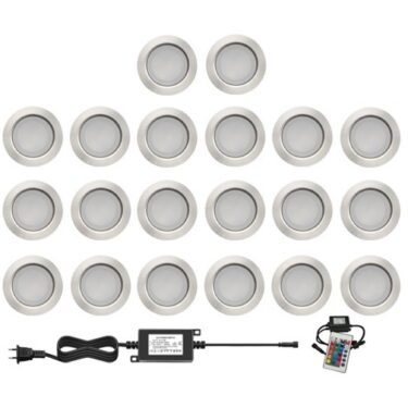 NP Terrassebelysning B5 20x0.3W RGBW IP67 Dimbar
