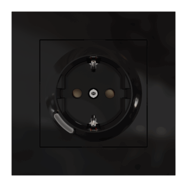 ELKO Smart Stikk Enkel 16A Plus Sort