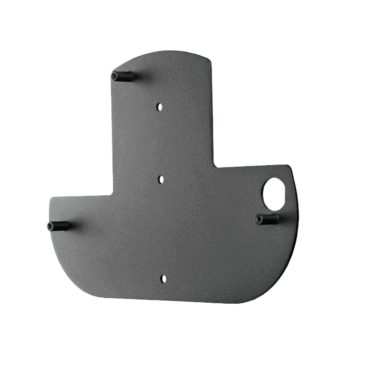 SG Arlon Rund Sort Stolpebeslag