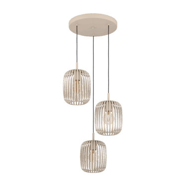 Romazzina Taklampe E27 3-lys Sand