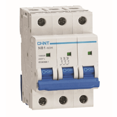 Chint Automatsikring 3P 6A C-Kar 10KA
