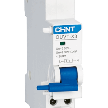 Chint NXB-125 Over/Underspenningsutløser OUVT-X3